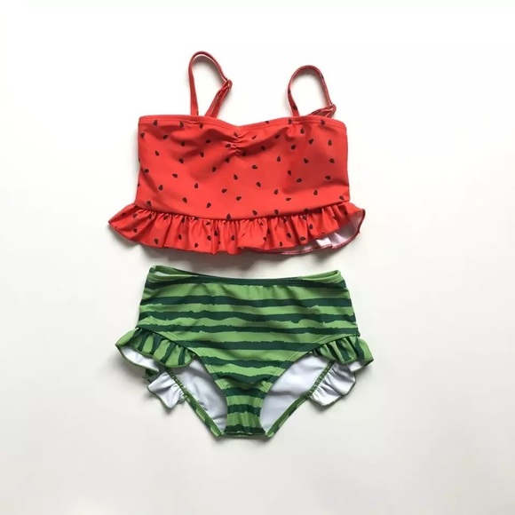 baby girl watermelon swimsuit